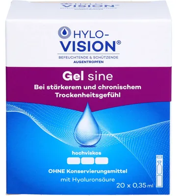 Produktbild von Hylo-Vision Gel sine Augentropfen, 20 St. Ampullen