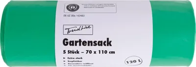 Produktbild von Trendline Gartensack 120 L, 63 mµ, grün, 5 Stück