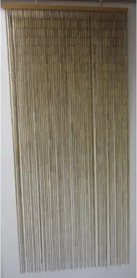 Image de Rideau De Portes Sticks Bambou Vert 90x200cm - Luance