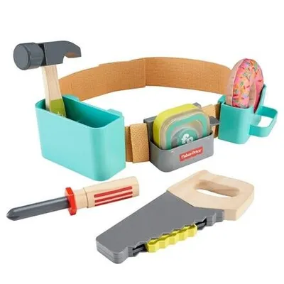 Produktbild von Fisher-Price GGT60 Werkzeuggürtel mit Spielzeug-Werkzeug für Kinder