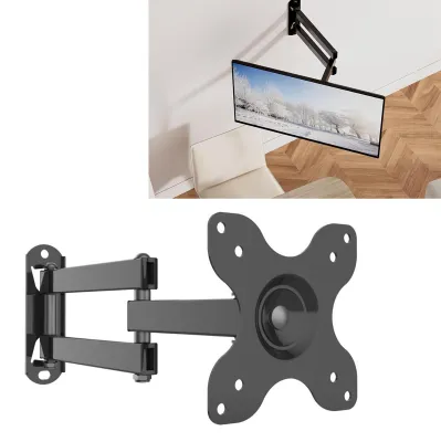 Zdjęcie produktu dla Uchwyt ścienny do telewizora, uchwyt obrotowo-uchylny do telewizorów o przekątnej ekranu maks. 32 cale, maks. VESA 100x100 mm, do 15 kg, do Echo Show 15