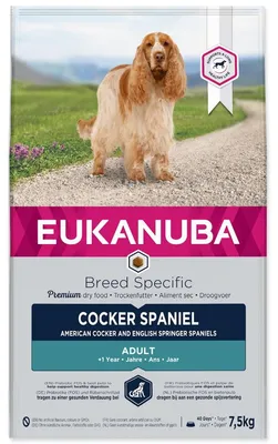 Immagine prodotto di Eukanuba Breed Specific Cocker Spaniel 7,5 kg Adulto Pollo