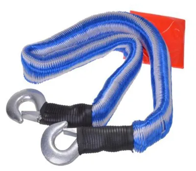 Immagine prodotto di Gancio a D con cavo di traino da 2 tonnellate, per emergenze e traino, cavo elastico, corda da 2000 kg