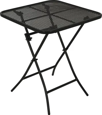 Produktbild von DEGAMO Bistrotisch Gartentisch RIVO 60x60cm eckig, eisengrau, wetterfest
