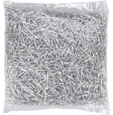 Produktbild von EXTOL PREMIUM Aluminium-Blindnieten, Satz mit 1000 Stück, O 4,0 x 6,4 mm Flachkopf 8813851