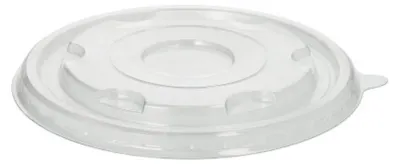 Produktbild von 25 Deckel für Schalen R-PET Ø 17 cm · 1,5 cm glasklar