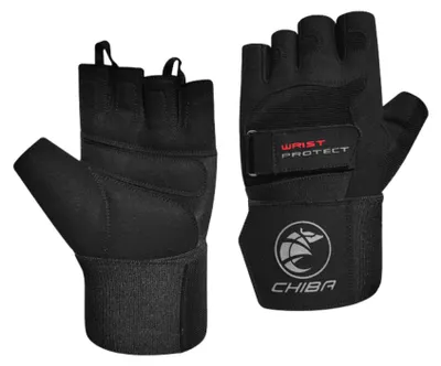 Produktbild von Chiba 40135 Wristguard Protect (Black) S - Fitness-Zubehör - Handschuhe