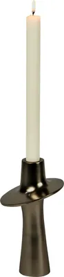 Produktbild von Lambert Proton Kerzenleuchter dunkel bronze H 18 D 10 cm 41077 SP25