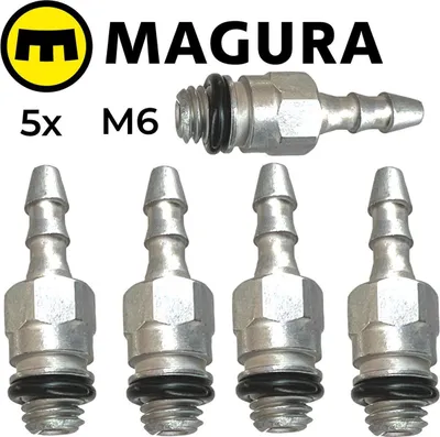 Zdjęcie produktu dla Króciec odpowietrzający Magura M6 z o-ringiem (opakowanie 5 szt.)