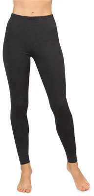 Produktbild von Bellivalini Damen Lange Leggings aus Baumwolle BLV50-155 (Dunkelmelange, S)