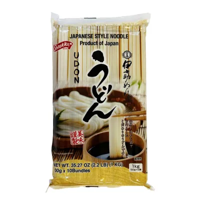 Produktbild von 1000g Udon Nudeln Weizennnudeln Shirakiku Japanische Udon Noodles