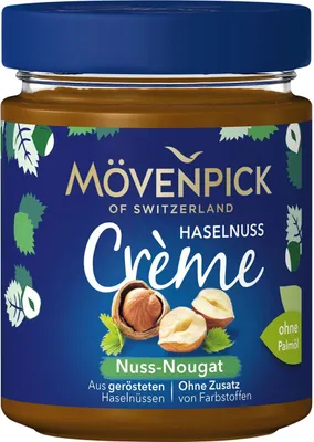 Produktbild von Mövenpick Haselnuss Crème Nuss-Nougat, 300g