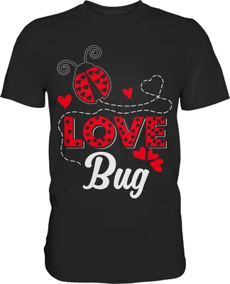 Produktbild von Marienkäfer Insekten T-Shirt – Black / 5XL