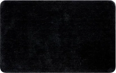 Zdjęcie produktu dla spirella® Dywanik kąpielowy "Rosario" czarny, 50x80cm, zmywalny, antypoślizgowy, 100% mikrofibra
