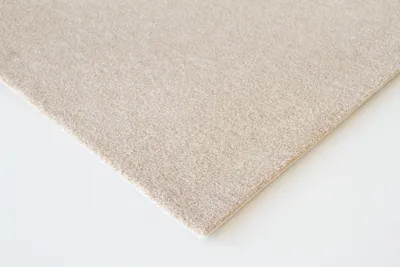 Produktbild von Steffensmeier Velours Teppichboden Venezia Meterware  | Auslegware für Kinderzimmer Wohnzimmer Schlafzimmer | Hellbraun, Größe: 100x1000 cm