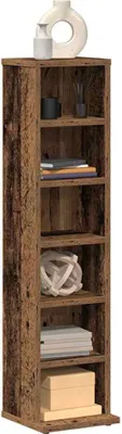 Produktbild von CD-Regal Altholz-Optik 21x20x88 cm Holzwerkstoff 855828