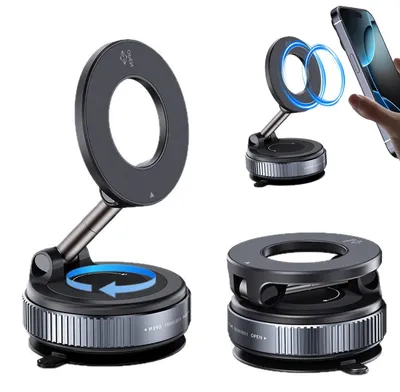 Zdjęcie produktu dla Magnetyczny uchwyt do telefonu samochodowego z mocnym przyssawą