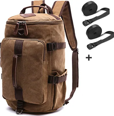 Produktbild von Motorrad Rucksack # VR4 Hecktasche Vintage 30Ltr inkl. Spanngurte brau