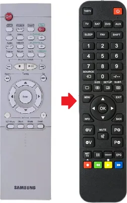 Produktbild von Ersatz Fernbedienung für Samsung AH59-01101H - HT-DM150J