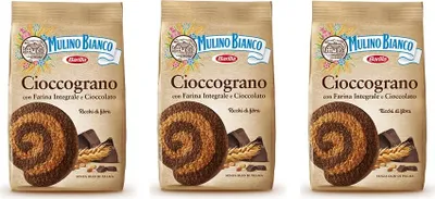 Produktbild von 3x Mulino Bianco Cioccograno Vollkorn kekse mit schokolade 350g biscuits kuchen