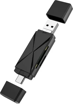 Zdjęcie produktu dla CZYTNIK KART SD micro SD TF USB-C USB-A MICRO USB