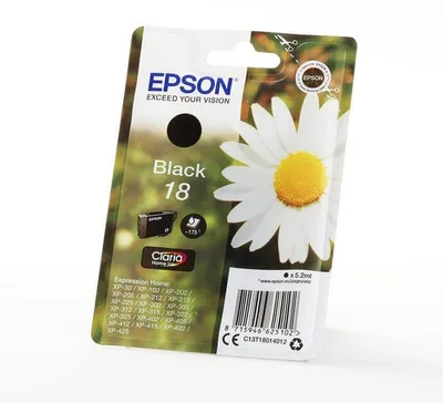 Immagine prodotto di EPSON Cartucce per stampanti a getto d'inchiostro Epson nero, 175 pagine , C13T18014012