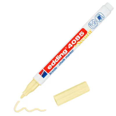Produktbild von Edding Kreidemarker 4085, Pastell, Gelb, Bullet, 1 Stück(e)