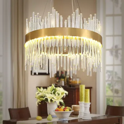 Obrázok produktu pre Moderná krištáľová lampa do obývačky a vstupu