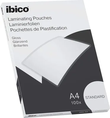 Obrázok produktu pre ibico 627310 ibico Basics laminovacia fólia, DIN A4, lesklá, 250 mic