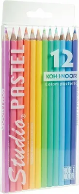 Immagine prodotto di Koh-I-Noor Ast. 12 matite colorate Studio Pastel DH3712