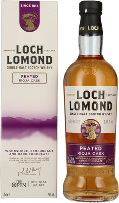 Produktbild von Loch Lomond THE ORIGINAL Peated Rioja Cask Single Malt 40% Vol. 0,7l in Geschenkbox