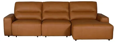 Produktbild von KAWOLA Big Sofa DORI Leder cognac Longchair rechts