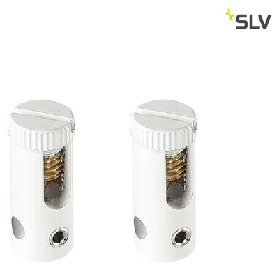 Image de Alimentation pour système de câble basse tension Tenseo Blanc 2 pièces