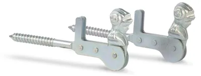 Zdjęcie produktu dla Alberts 314736 Blokada otwarcia okiennicy, głowica żeńska, do przykręcenia, ocynkowana, pasywowana grubowarstwowo, 115 mm, zestaw 2 szt