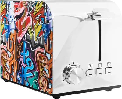 Produktbild von Gutfels Toast 3010 G – 2-Scheiben-Toaster mit Brötchenaufsatz, Auftaufunktion, 850 W, Weiß