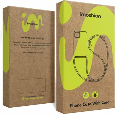 Obrázok produktu pre imoshion zadný kryt s remienkom pre iPhone SE (2022 / 2020) / 8 / 7 – čierny