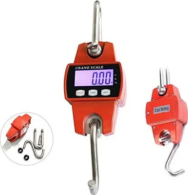 Image de Balance à grue électronique Balance suspendue Balance de charge numérique Balance à traction avec écran LCD 300kg