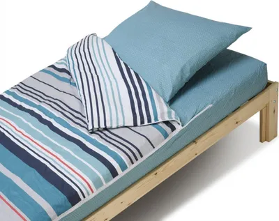 Image de Bleu Calin Caradou® Ritmo - Couchage Enfant prêt à dormir 3 en 1 - 90x190cm