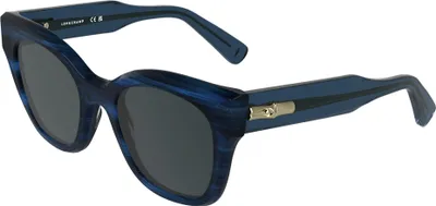Produktbild von Longchamp LO791S Striped blue 51/21/140 Damen Sonnenbrillen