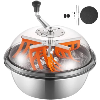Immagine prodotto di Macchina per la raccolta VEVOR, tagliasiepi manuale da 48 cm, con lame in acciaio inox, tagliasiepi, macchina per il taglio idroponico a secco e umido, taglio centrifugo ritorto per foglie, boccioli, fiori