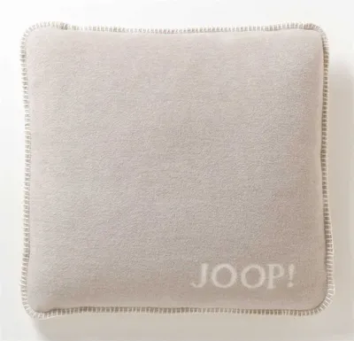 Produktbild von JOOP!Kissen UNI-DOUBLEFACE Kissenbezug mit Füllung Farbe Feder-Ecru Größe 50x50 cm