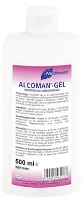 Produktbild von Meditrade Alcoman® Gel Händedesinfektion - 500 ml | Flasche (500 ml)