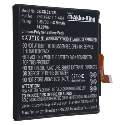 Akku fuer Gigaset GS270 - 4750mAh