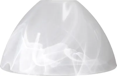 Produktbild von Lampenglas Alabasterglas Glasschirm Weiß Ø 150mm Leuchtenglas Ersatzglas