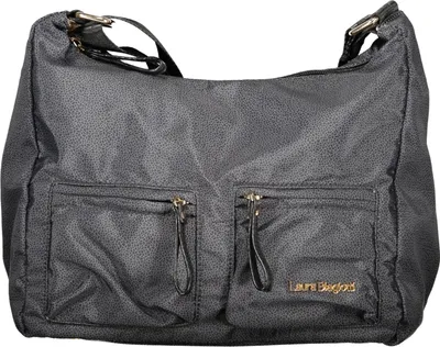 Produktbild von Elegante Damenhandtasche in Schwarz mit verstellbarem Riemen und Taschen