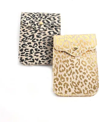 Productafbeelding van Giuliano Nubuck schoudertasje telefoontasje Amira - Zwart -  Italy
