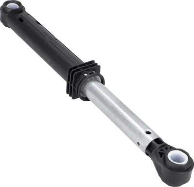 A washing machine shock absorber is shown against a white background.