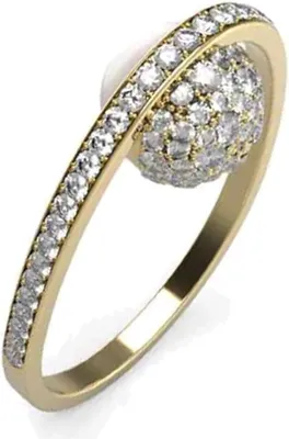 Produktbild von Guess Damenring JUBR04454JWYG58