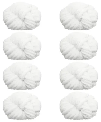 Produktbild von XXL Strickgarn 8 x 250 g Weiß 15-20 mm Dicke