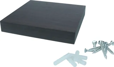 Immagine prodotto di Mensola galleggiante 24 x 24 cm marrone scuro - Per pezzo